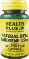 Natural Beta Carotene 15mg