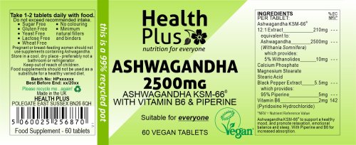 Ashwagandha (KSM-66) 2500mg