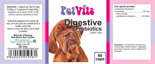 Digestive Probiotics - Large Dogs